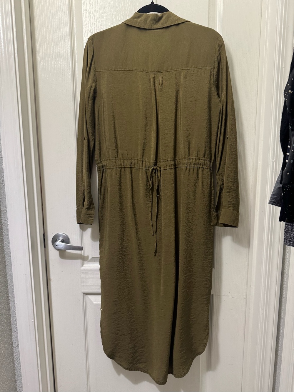 Maeve Drawstring Midi Shirtdress - Picture 6 of 7